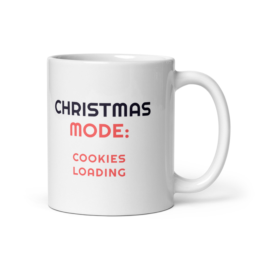 Christmas Mode: cookies loading Mug