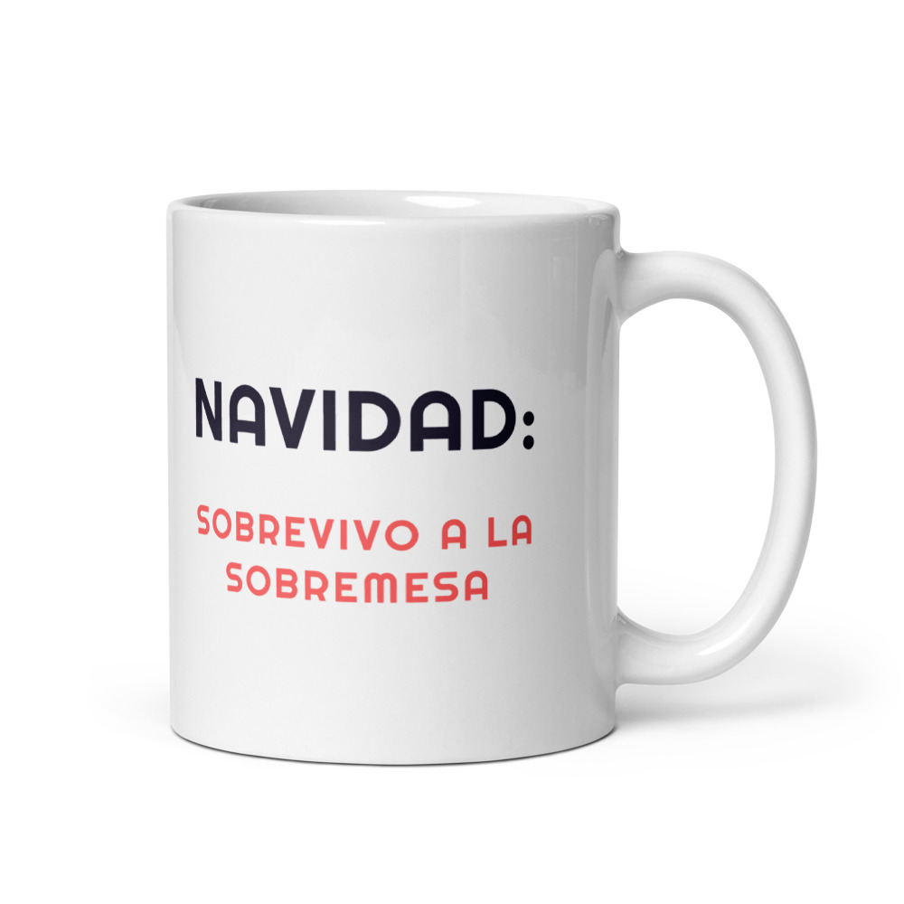 Taza Navidad: sobrevivo a la sobremesa