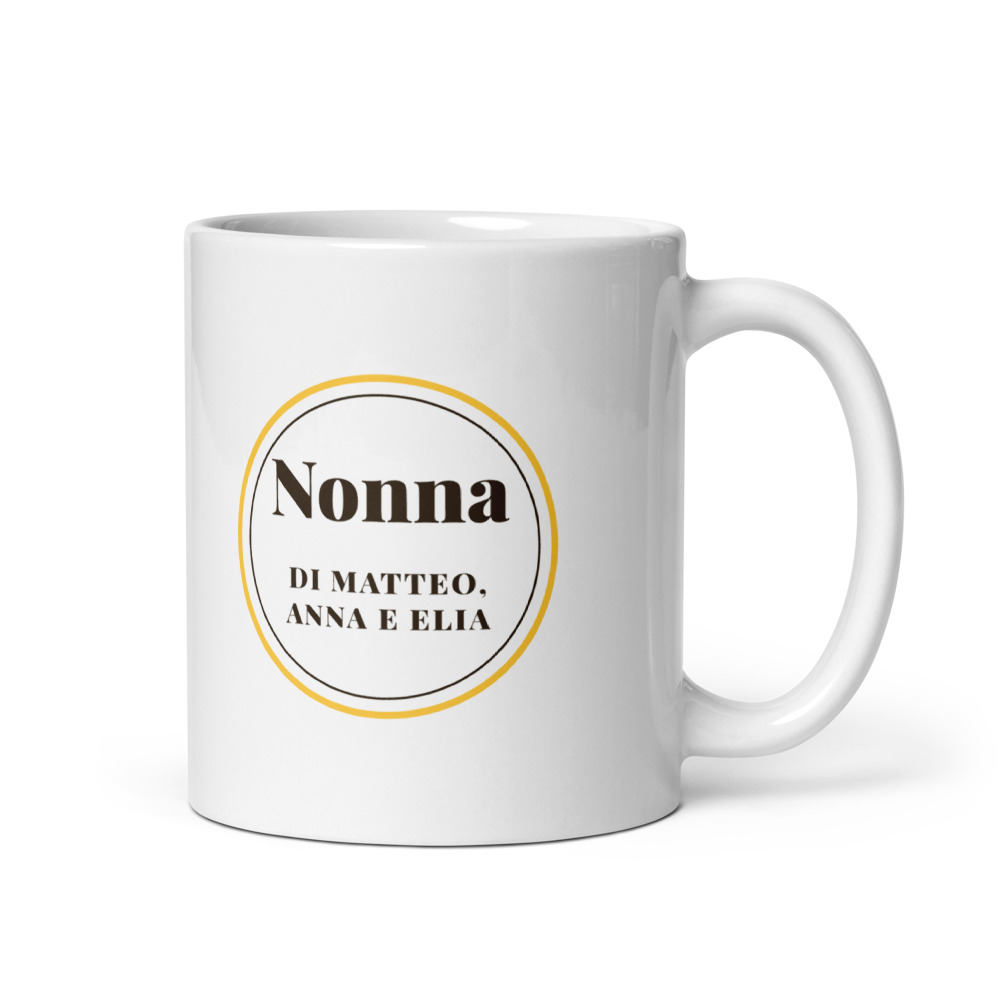 Tazza Nonna di {nomi}