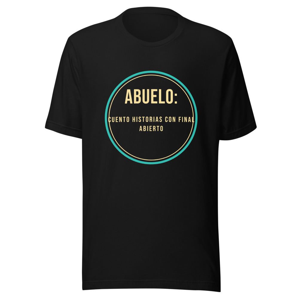 Camiseta Abuelo, cuento historias con final abierto