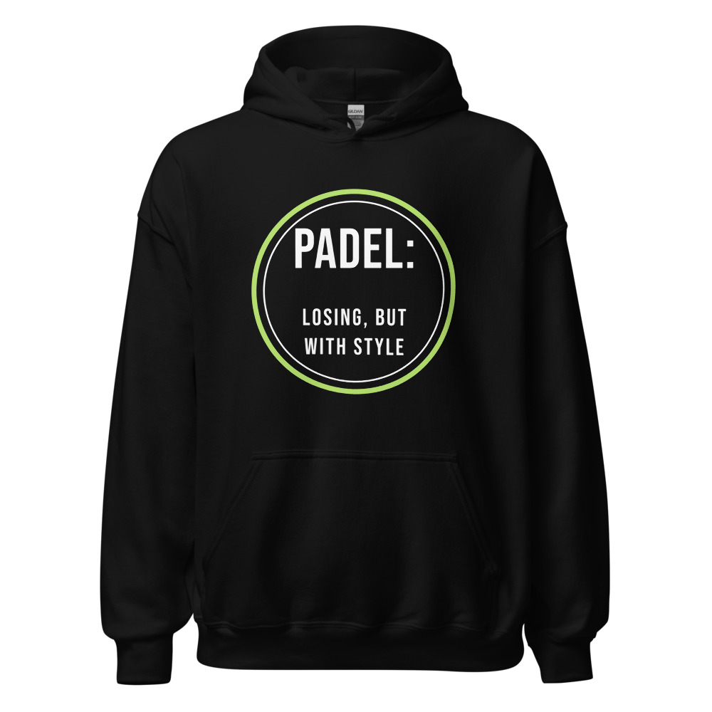 Padel: losing, but with style Hoodie