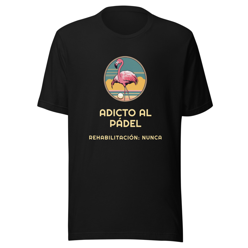 Camiseta Flamenco Adicto al pádel