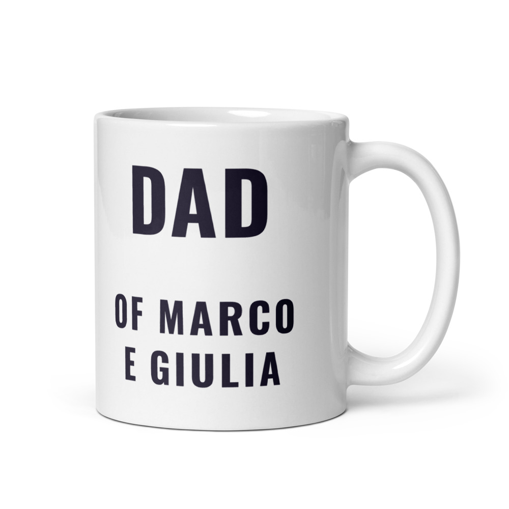 Dad of {nomi} Mug
