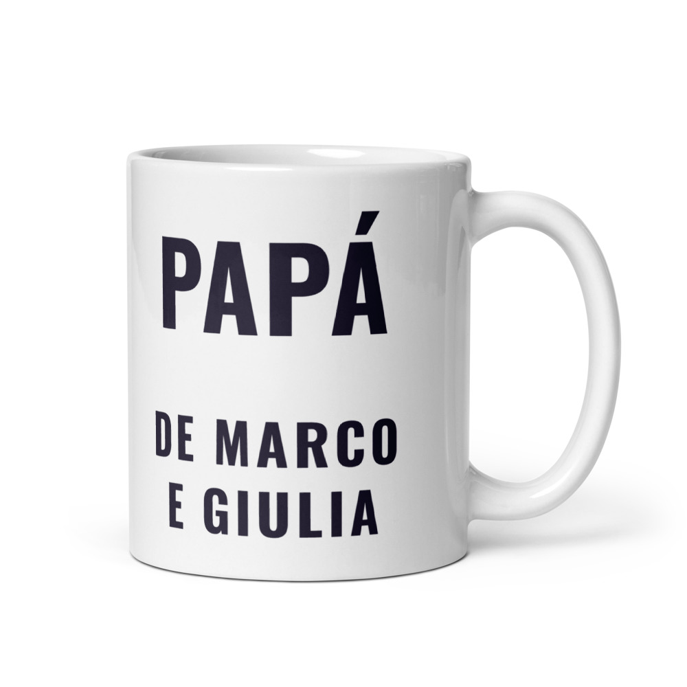 Taza Papá de {nomi}