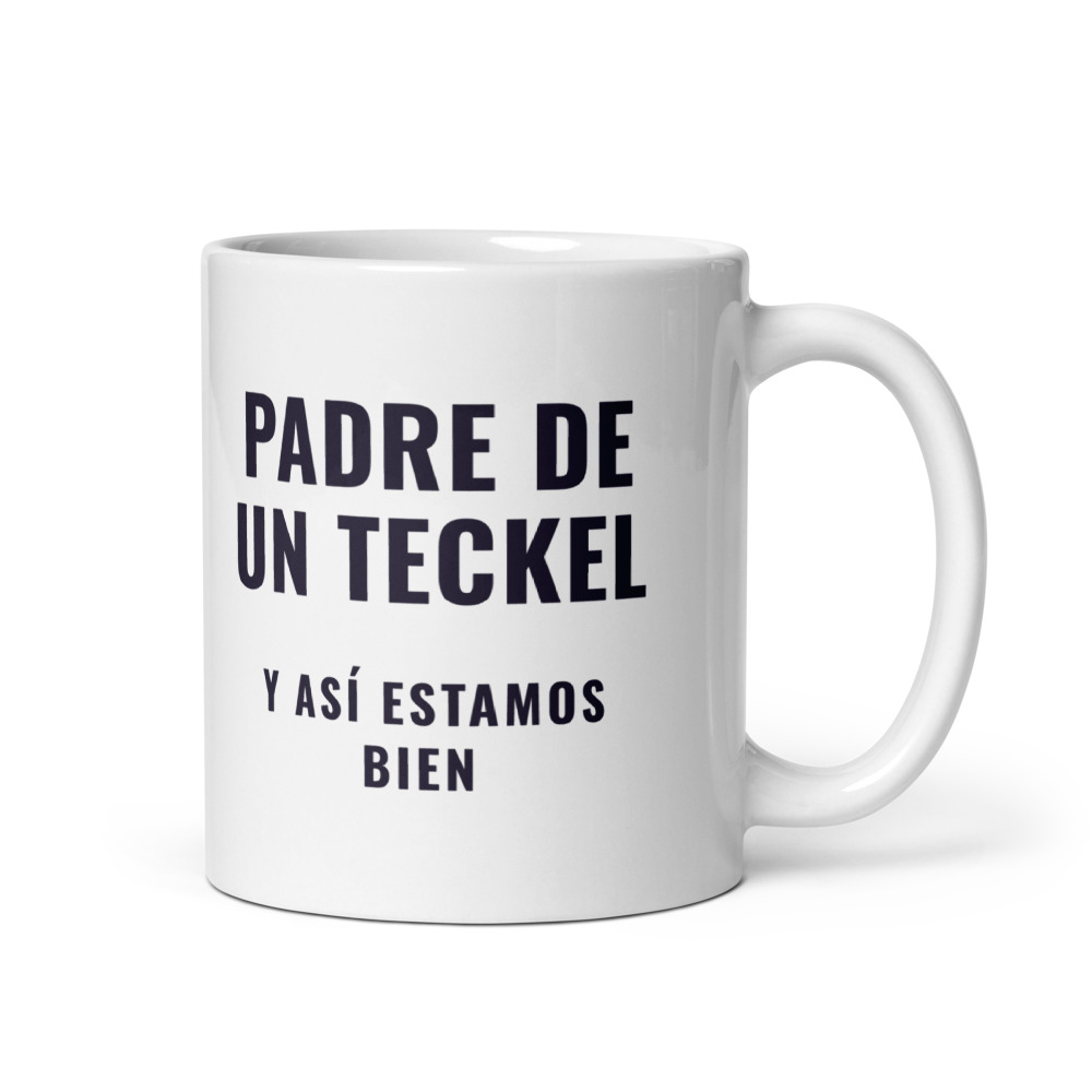 Taza Padre de un teckel y así estamos bien