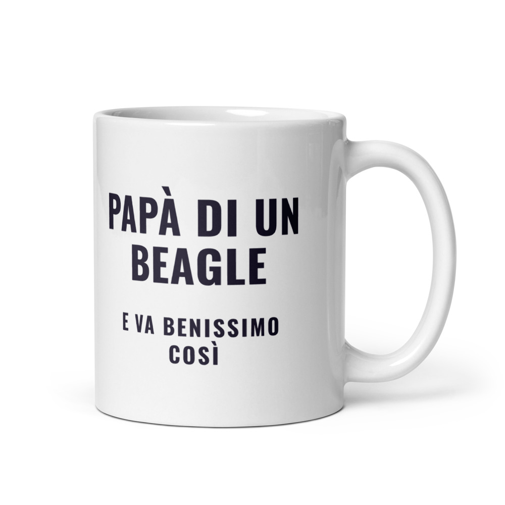 Tazza Papà di un beagle e va benissimo così