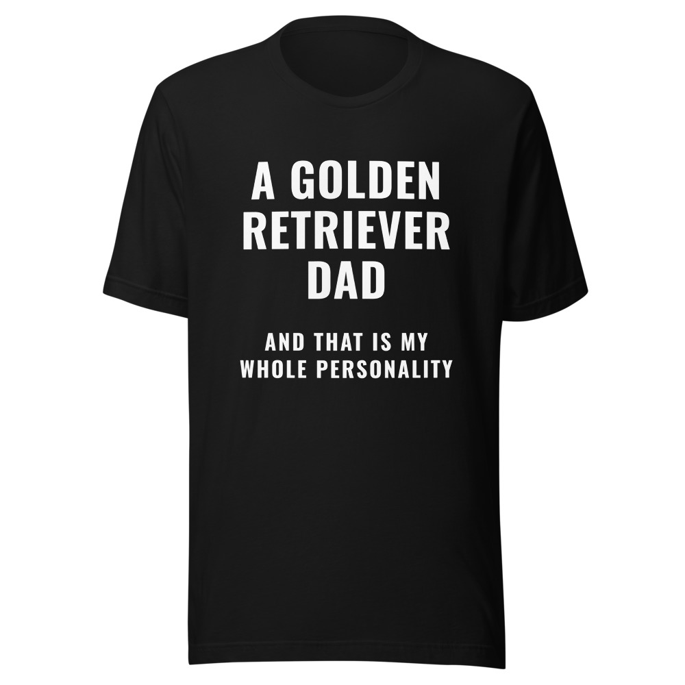 a Golden Retriever Dad T-Shirt Dog Lover Gift