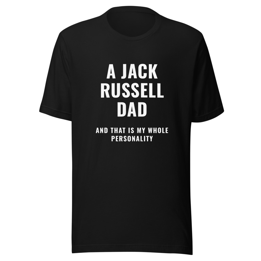 a Jack Russell Dad T-Shirt Dog Lover Gift