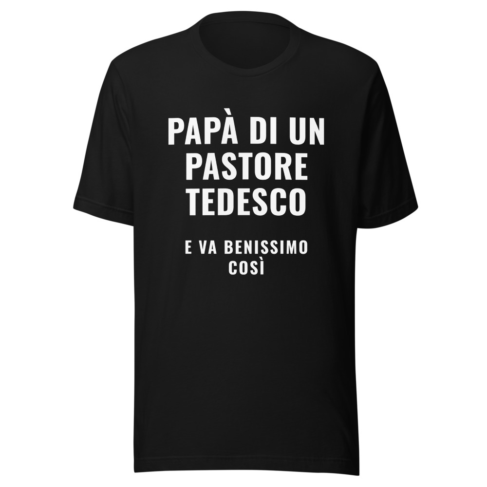 Maglietta papà di un pastore tedesco, regalo amante dei cani