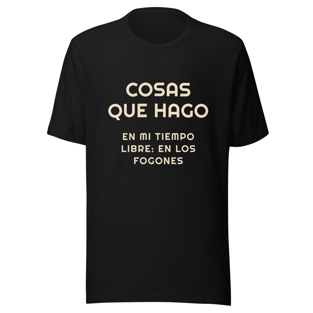 Camiseta cosas que hago en mi tiempo libre