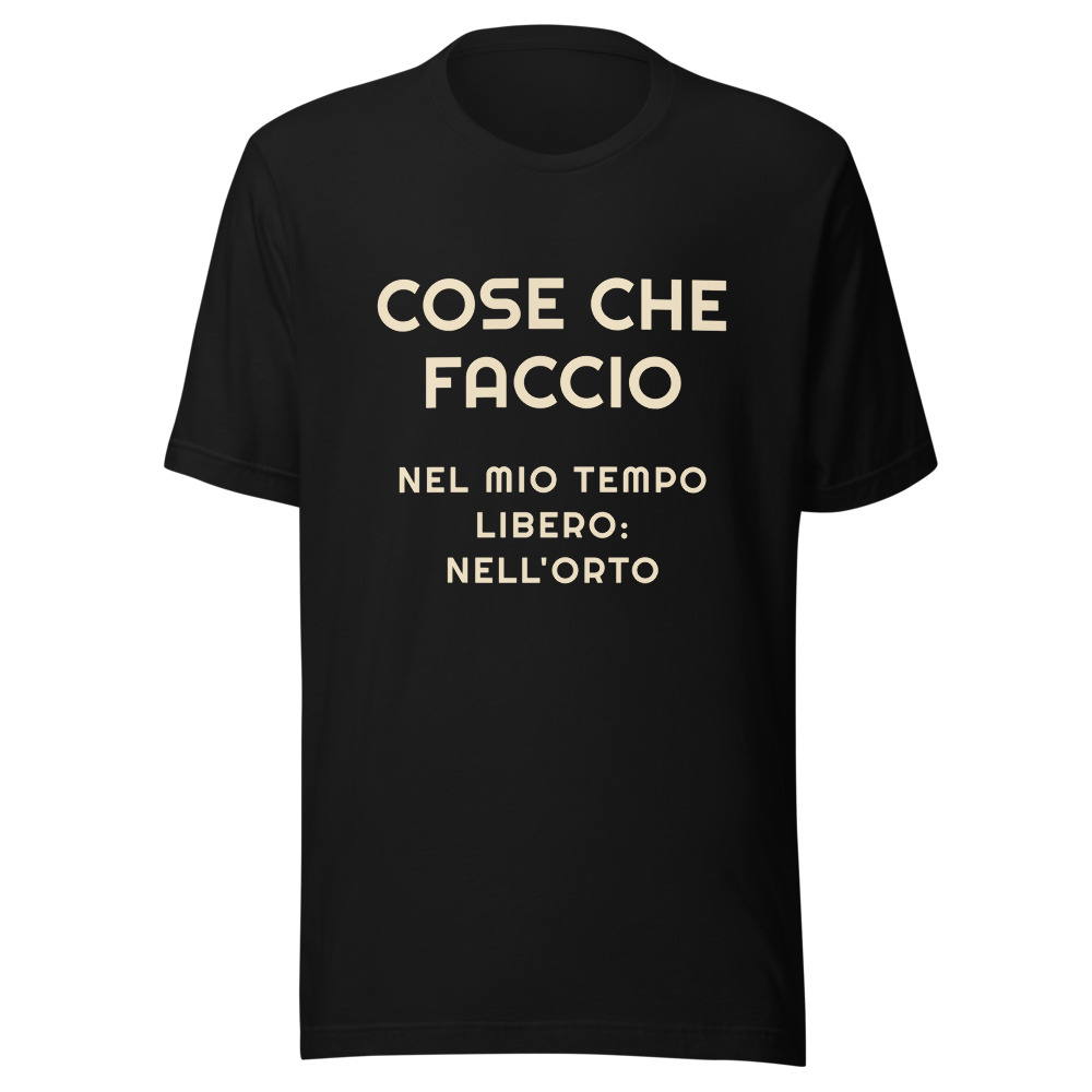 Maglietta cose che faccio nel tempo libero, regalo hobby