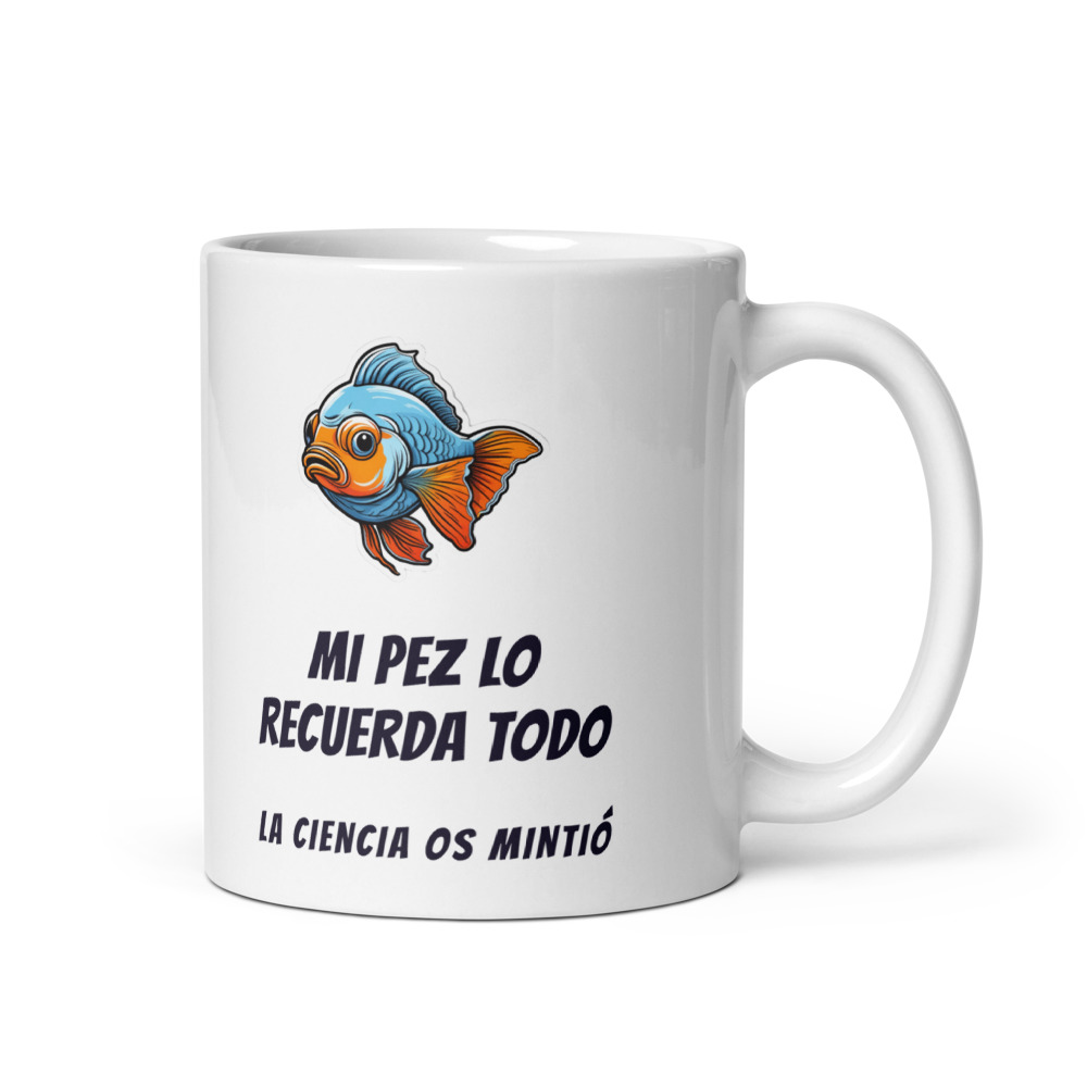 Taza Mi pez lo recuerda todo La ciencia os mintió
