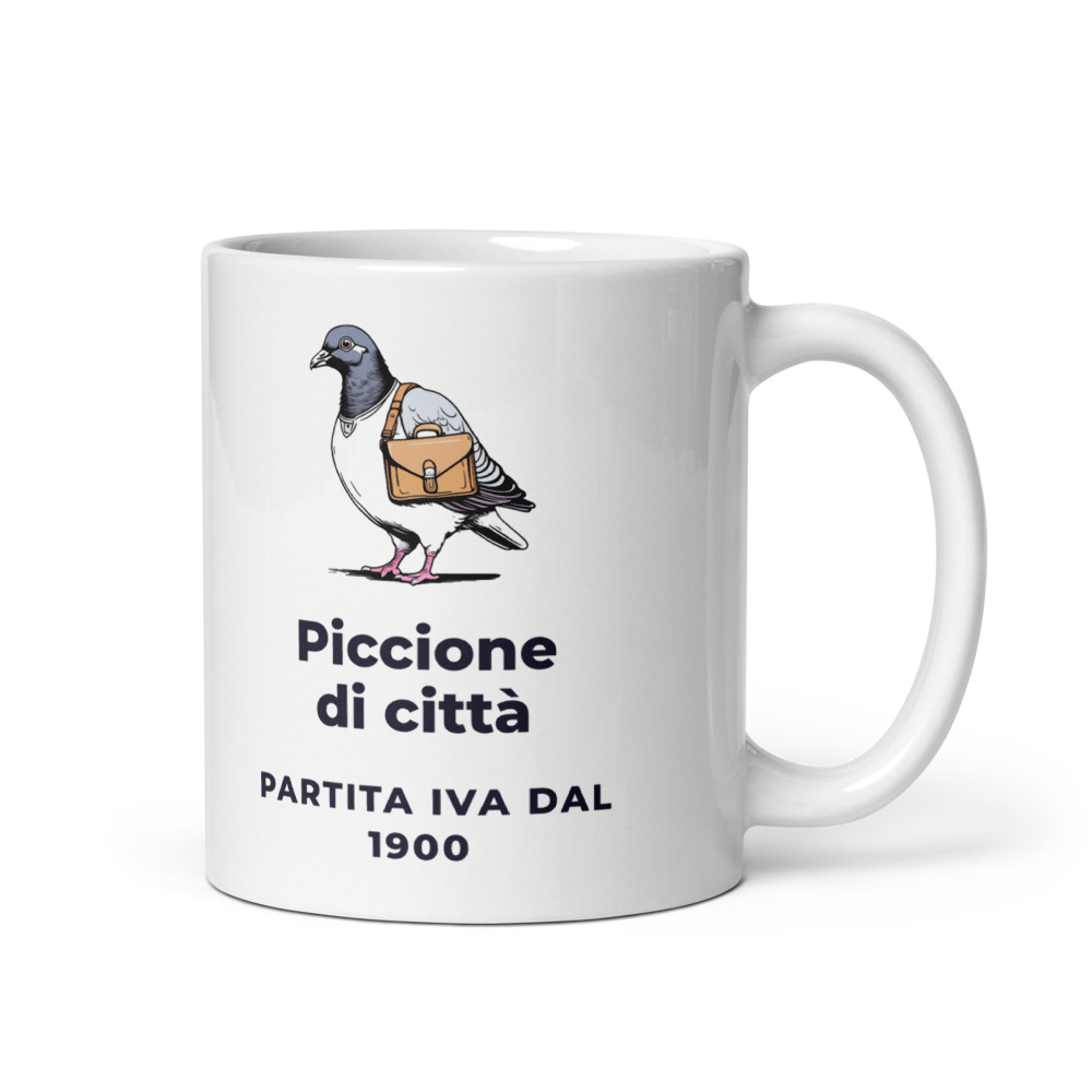 Tazza Piccione di città Partita IVA dal 1900