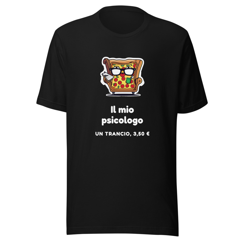 Maglietta Pizza Il mio psicologo