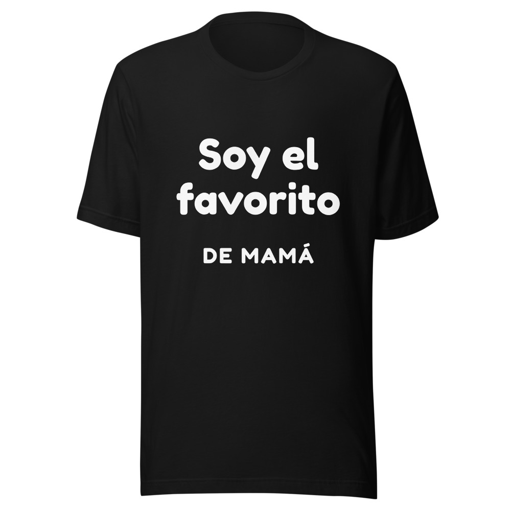 Camiseta soy el favorito de mamá, regalo hermanos