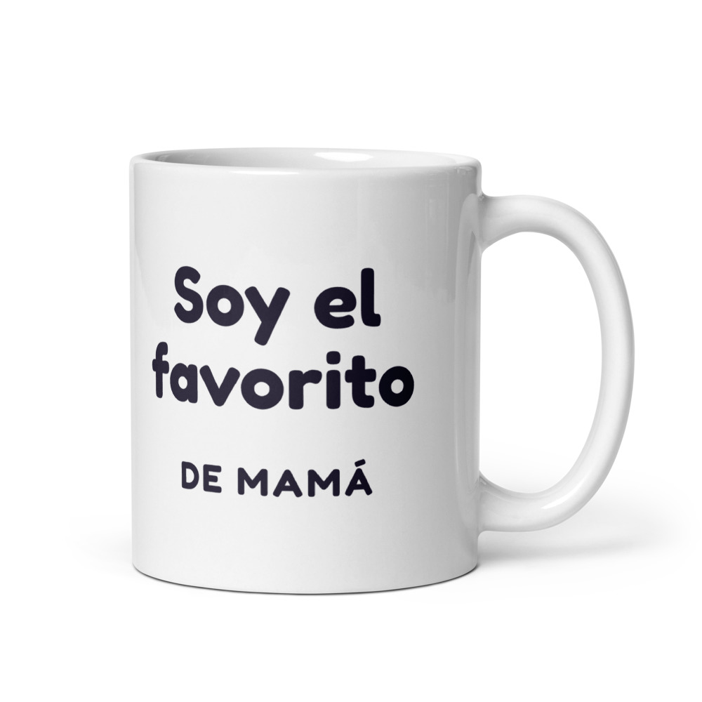 Taza Soy el favorito de mamá