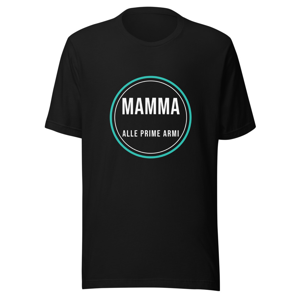 Maglietta Mamma alle prime armi, regalo nuovo arrivo