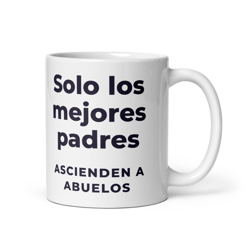 Taza Solo los mejores padres ascienden a abuelos