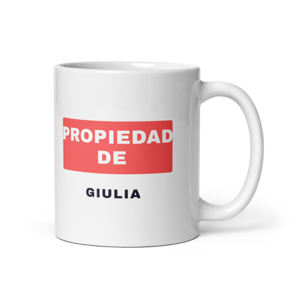Taza Propiedad de {nomi}
