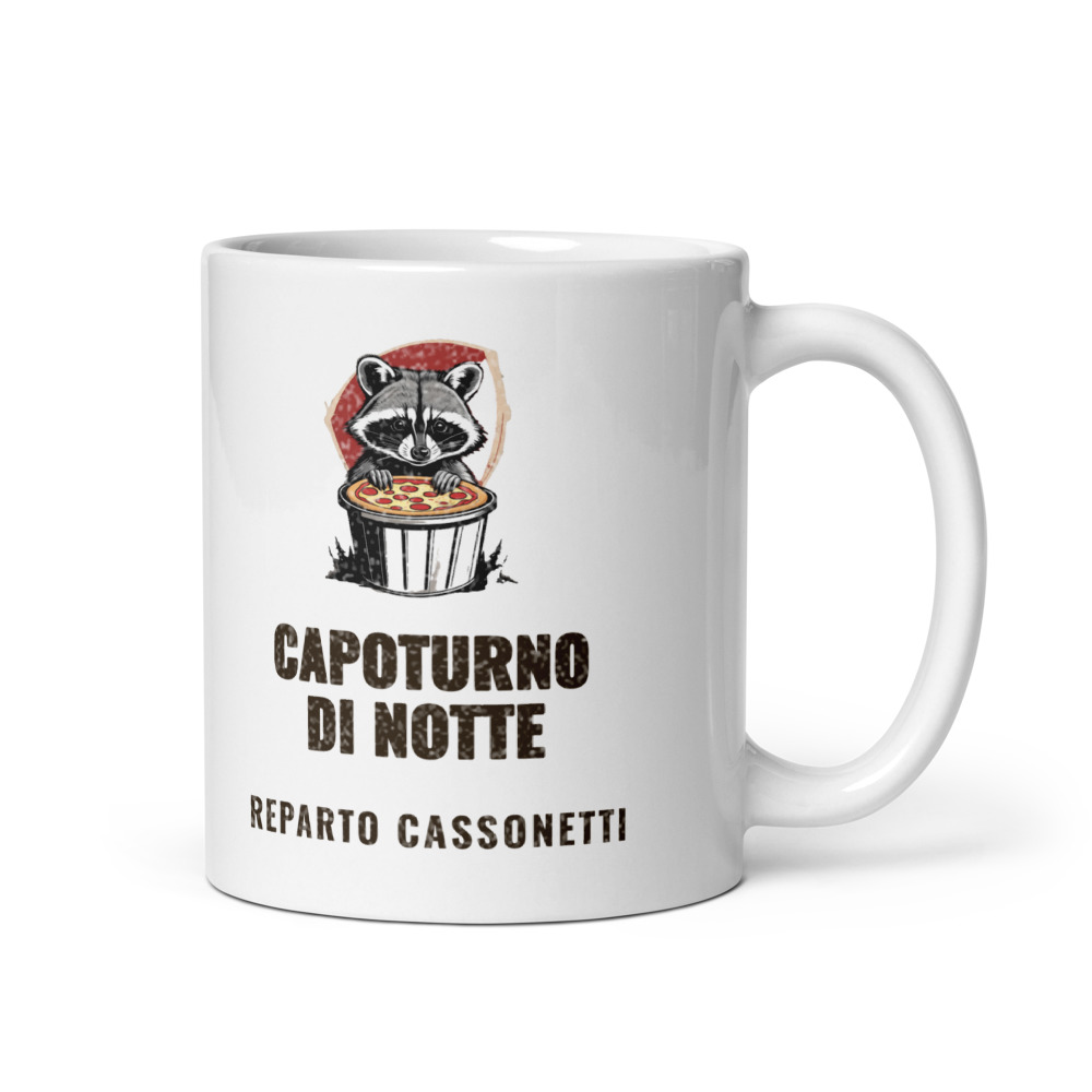 Tazza Capoturno di notte Reparto cassonetti