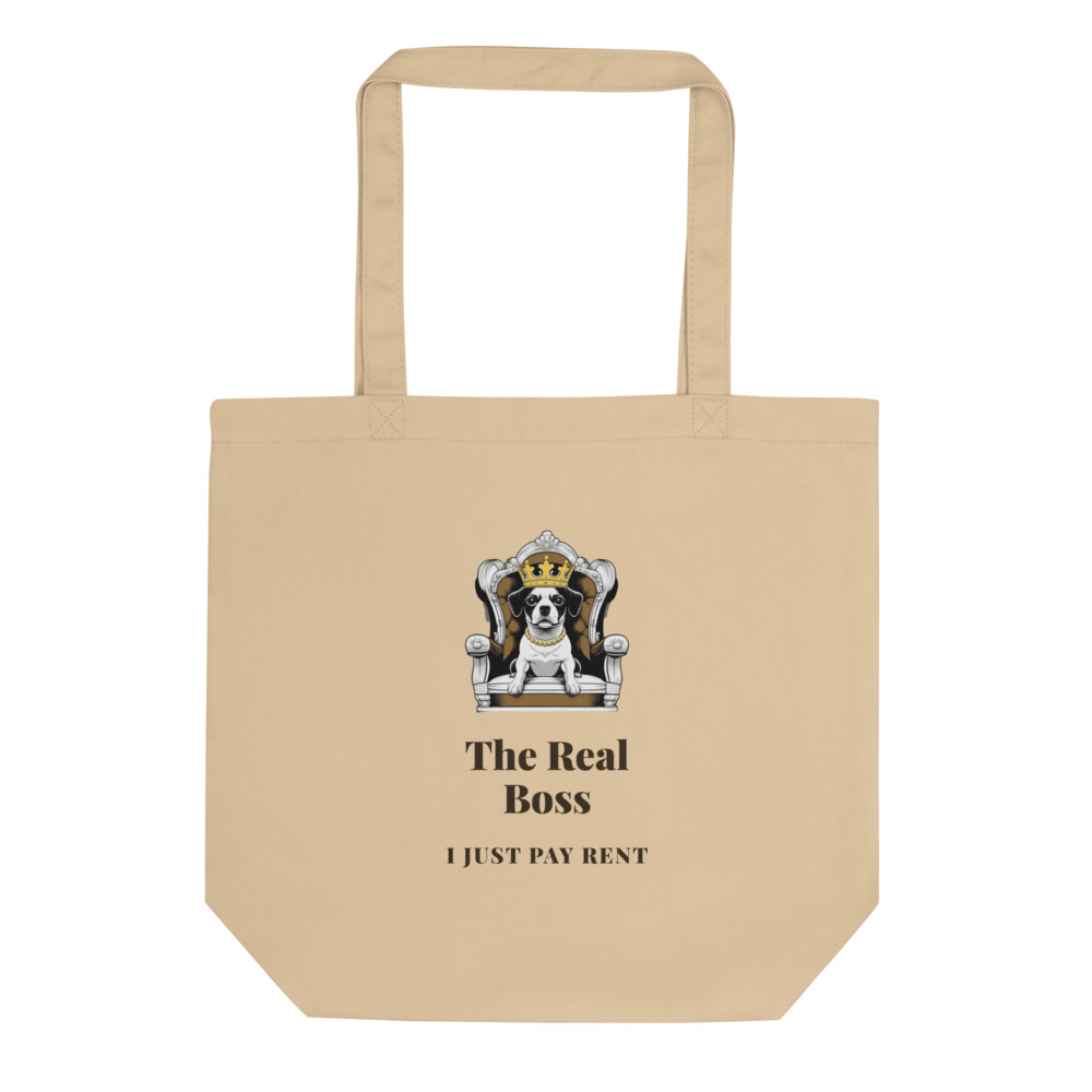 The Real Boss I just pay rent Tote bag