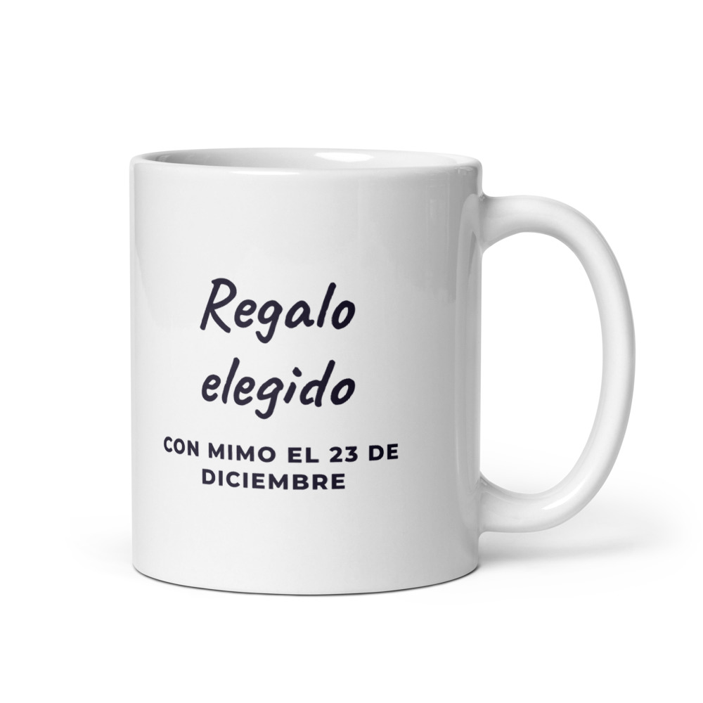 Taza Regalo elegido con mimo el 23 de diciembre