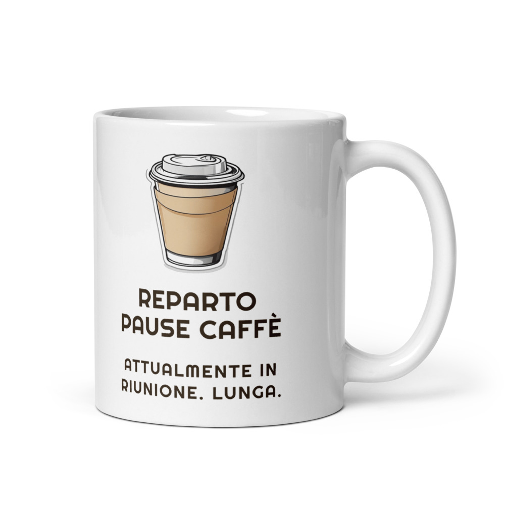 Tazza Reparto pause caffè, attualmente in riunione