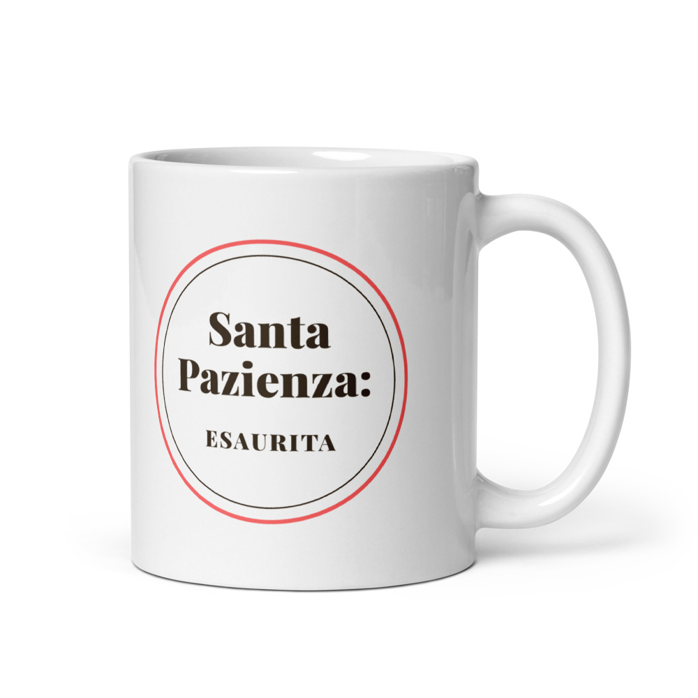 Tazza Santa Pazienza: esaurita