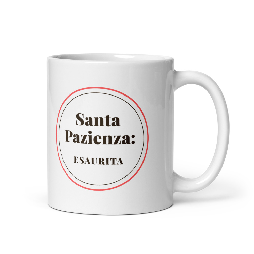 Tazza Santa Pazienza: esaurita