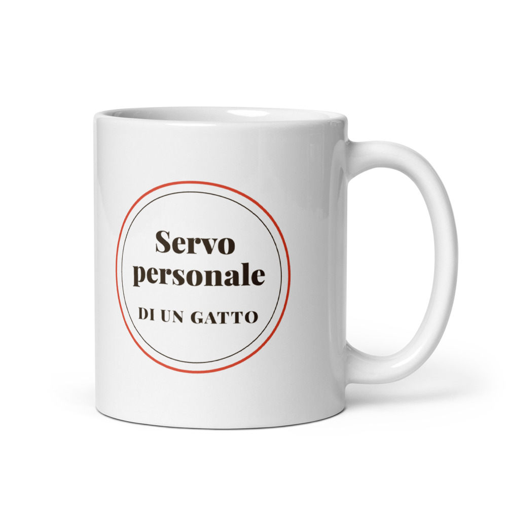 Tazza Servo personale di un gatto