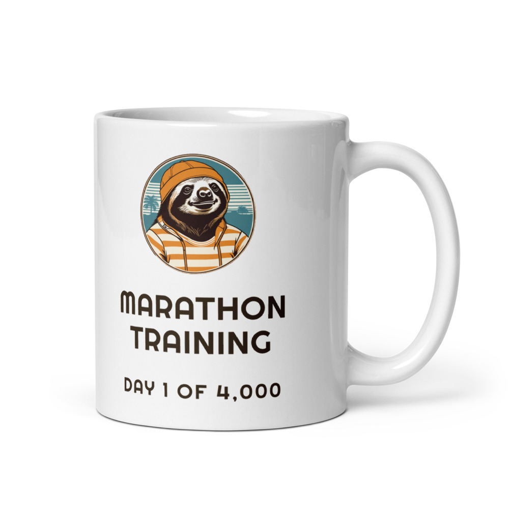 Marathon Training Day 1 of 4,000 Mug