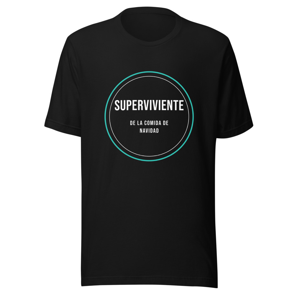Camiseta superviviente de la comida de Navidad