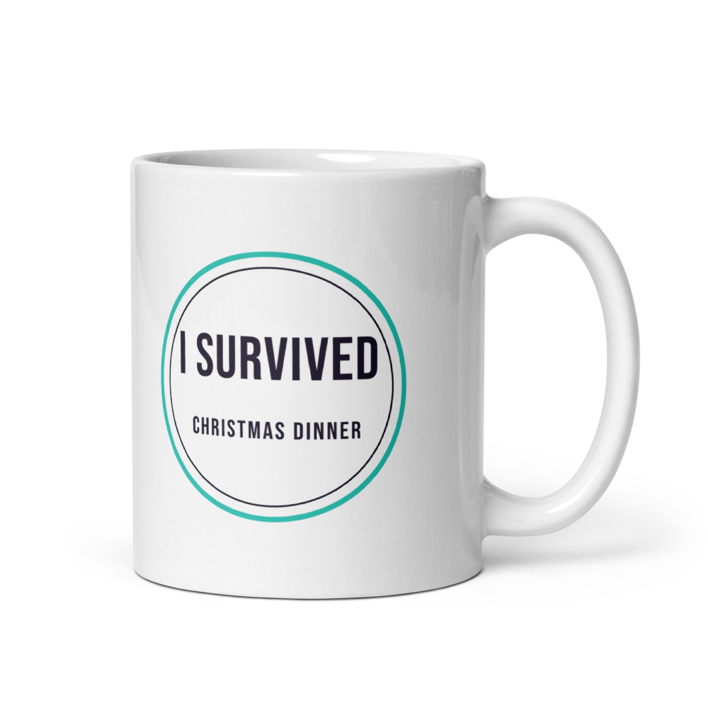 I Survived Christmas dinner Mug