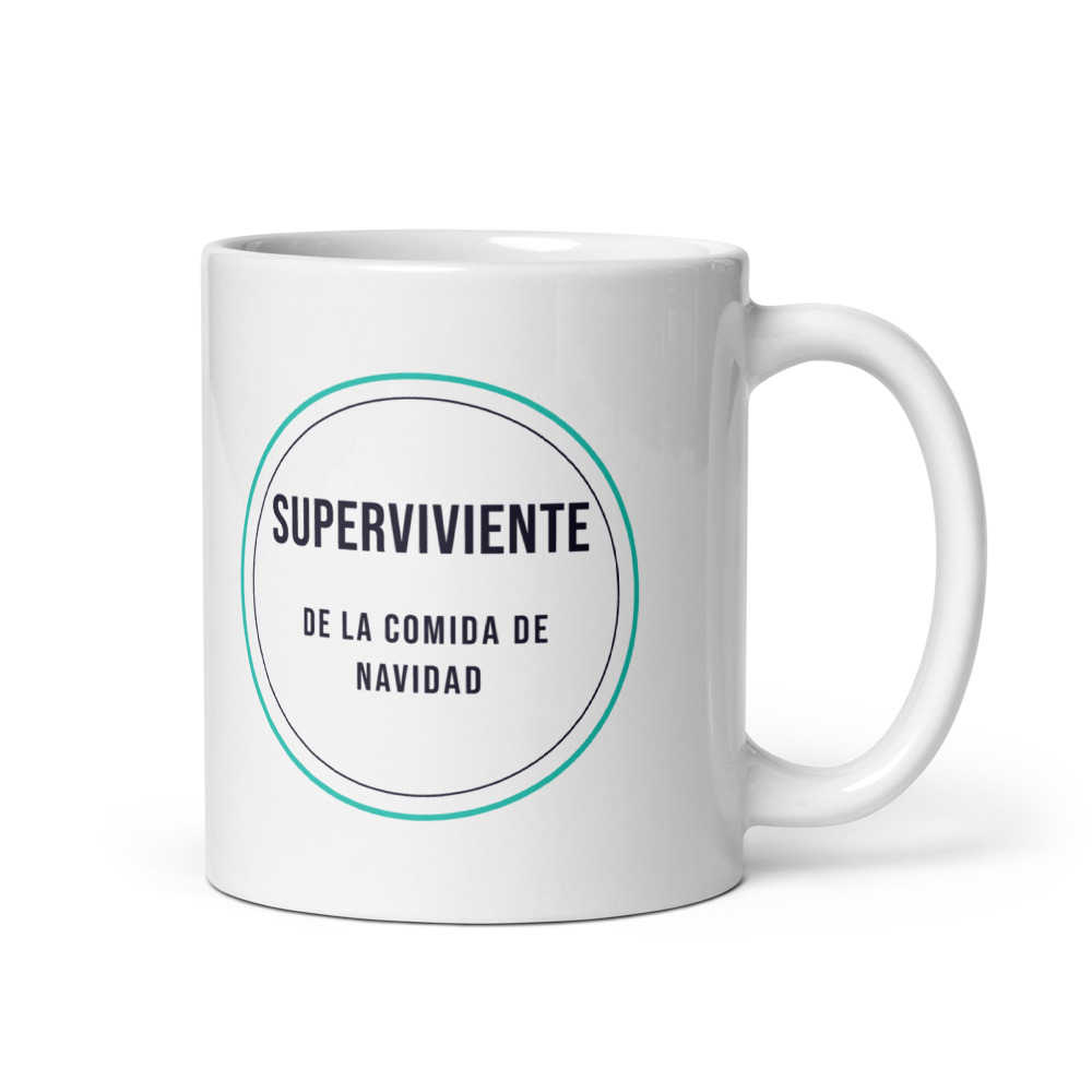 Taza Superviviente de la comida de Navidad