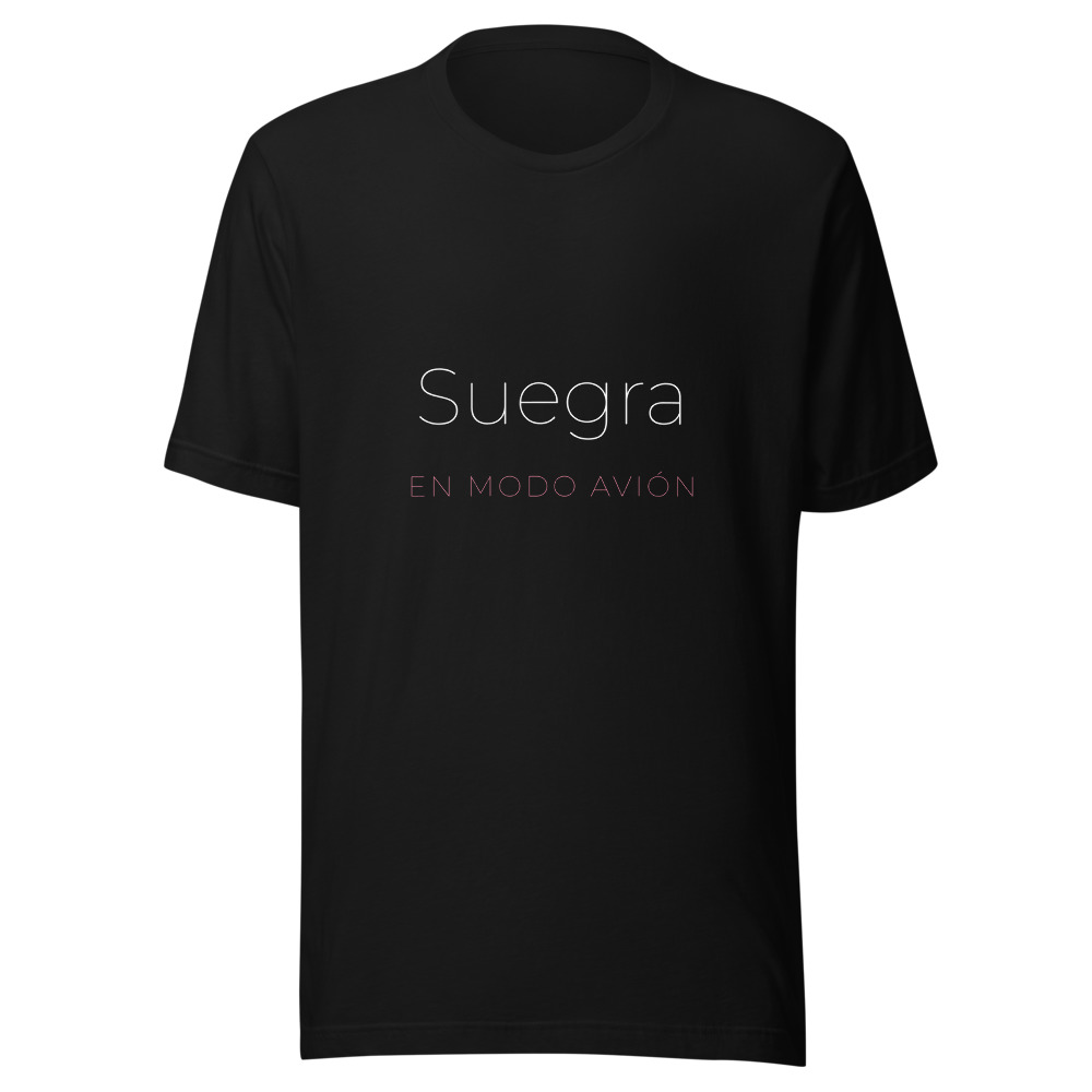 Camiseta Suegra en modo avión