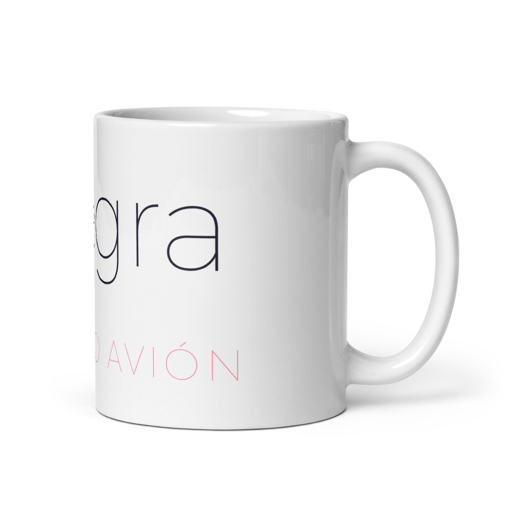 Taza Suegra en modo avión