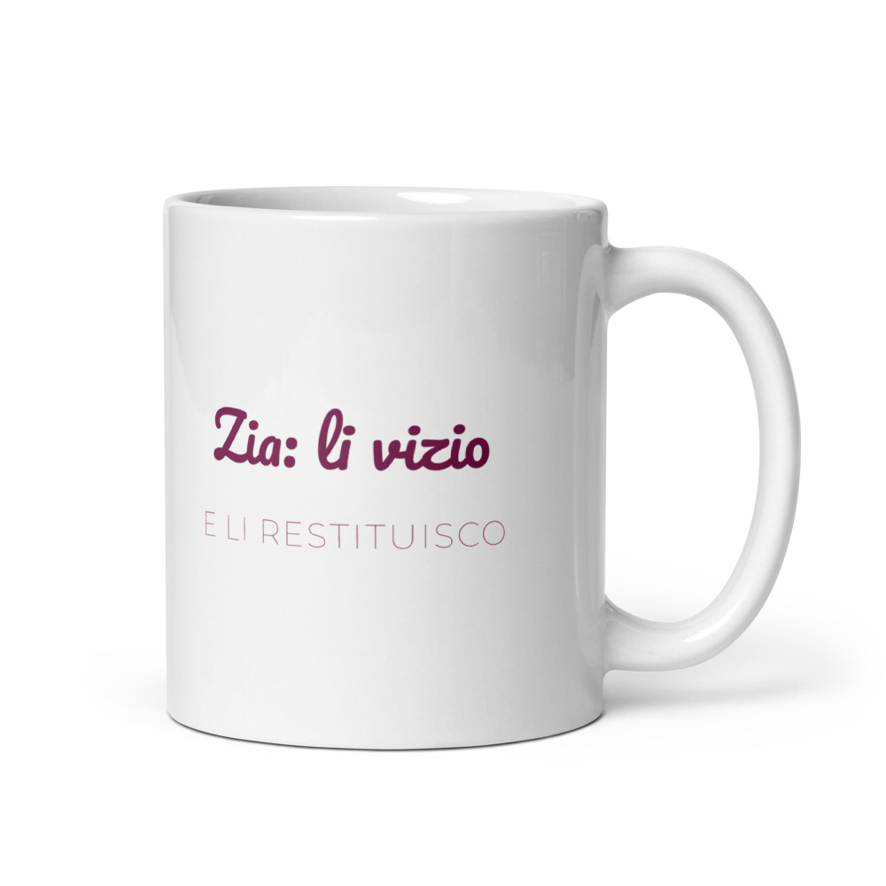 Tazza Zia: li vizio e li restituisco