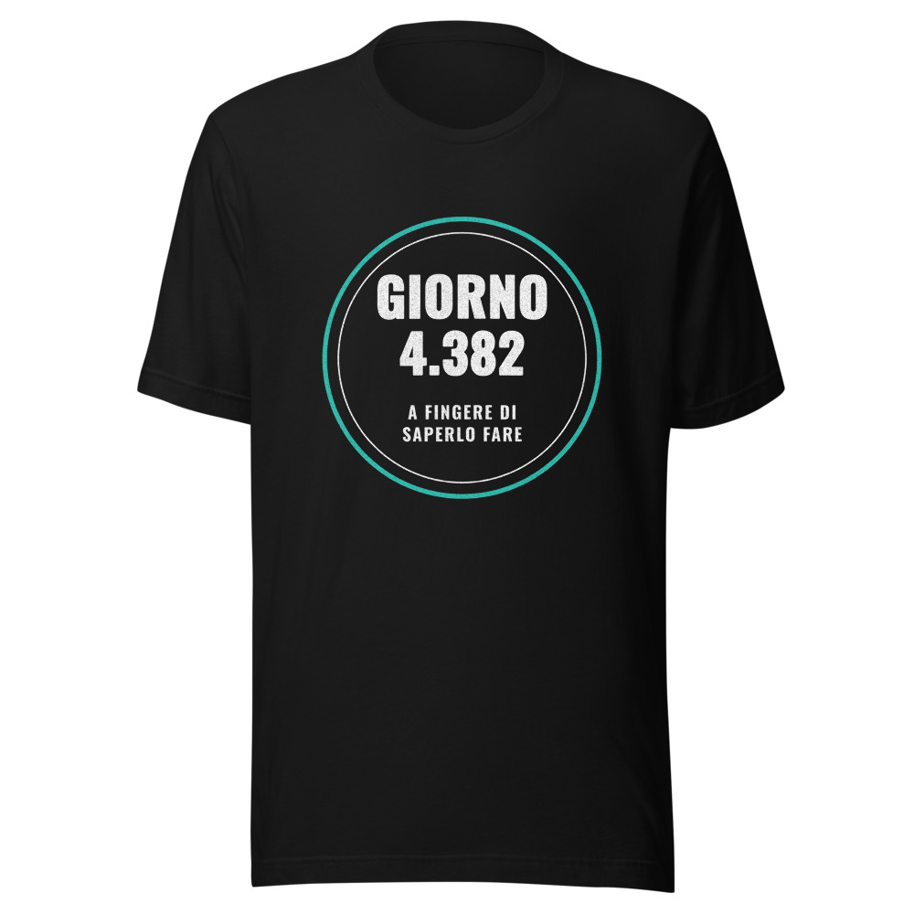 Maglietta Giorno 4.382 a fingere di saperlo fare