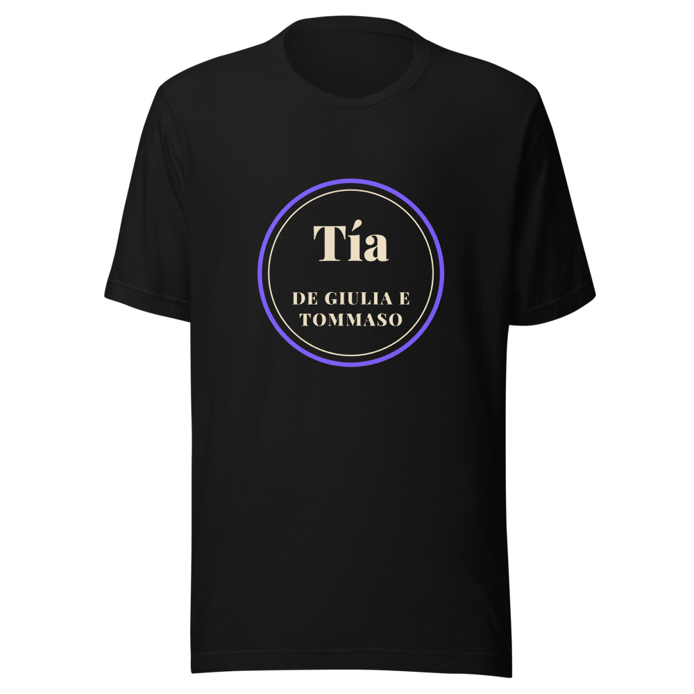 Camiseta Tía personalizada con los nombres