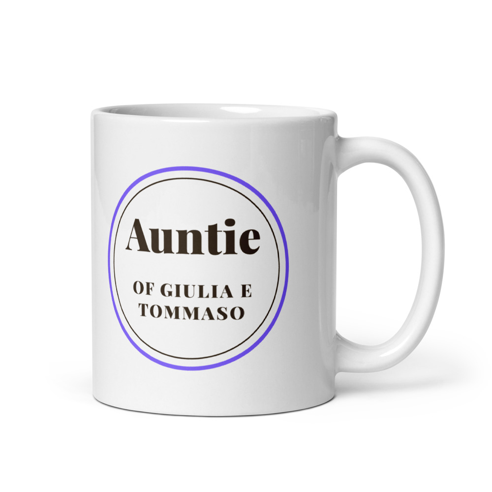 Auntie of {nomi} Mug