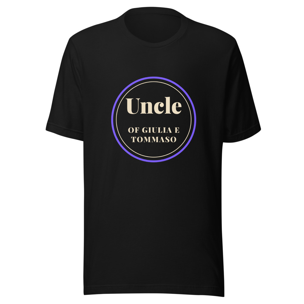 Personalized Uncle T-Shirt With Names
